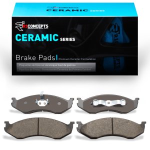 Jeep Cherokee Brake Pads - Front - R1 Concepts - R1 Ceramic - `90-`06